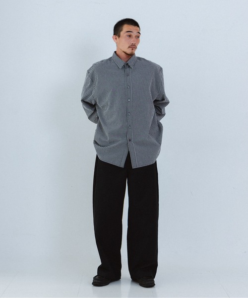 THE BOLDMAN（ザ ボールドマン）の「Loose Wide Shirts / ルーズワイドシャツ（シャツ/ブラウス・メンズ・ブルー/ホワイト/ブラック/ピンク・LARGE/MEDIUM）」の11枚目の写真