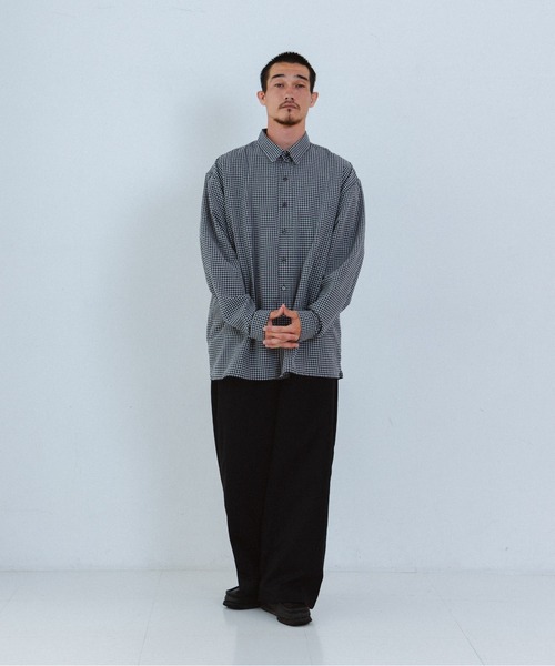 THE BOLDMAN（ザ ボールドマン）の「Loose Wide Shirts / ルーズワイドシャツ（シャツ/ブラウス・メンズ・ブルー/ホワイト/ブラック/ピンク・LARGE/MEDIUM）」の13枚目の写真