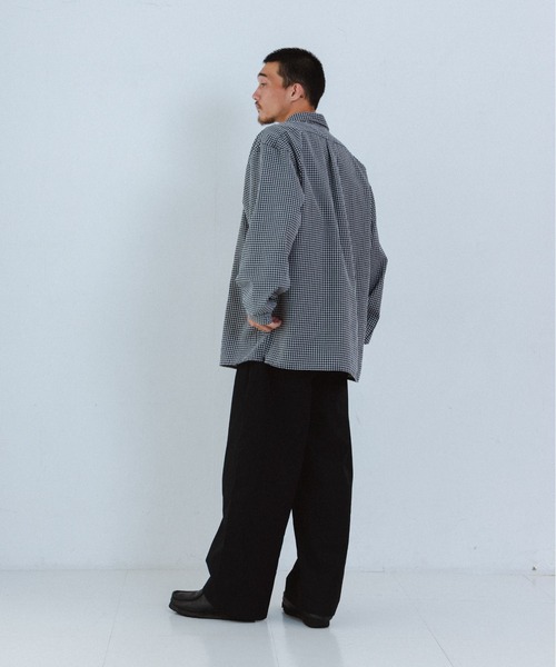 THE BOLDMAN（ザ ボールドマン）の「Loose Wide Shirts / ルーズワイドシャツ（シャツ/ブラウス・メンズ・ブルー/ホワイト/ブラック/ピンク・LARGE/MEDIUM）」の15枚目の写真