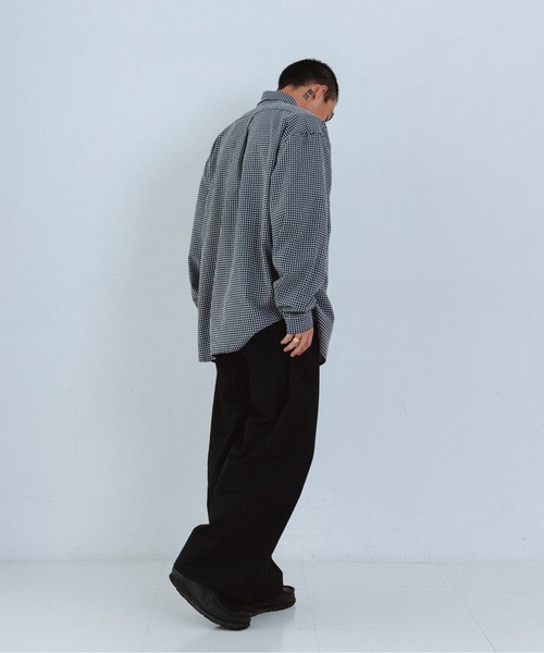 THE BOLDMAN（ザ ボールドマン）の「Loose Wide Shirts / ルーズワイドシャツ（シャツ/ブラウス・メンズ・ブルー/ホワイト/ブラック/ピンク・LARGE/MEDIUM）」の16枚目の写真