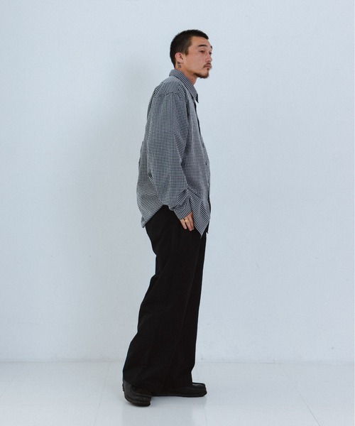 THE BOLDMAN（ザ ボールドマン）の「Loose Wide Shirts / ルーズワイドシャツ（シャツ/ブラウス・メンズ・ブルー/ホワイト/ブラック/ピンク・LARGE/MEDIUM）」の17枚目の写真