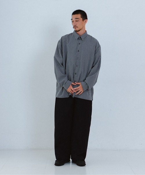 THE BOLDMAN（ザ ボールドマン）の「Loose Wide Shirts / ルーズワイドシャツ（シャツ/ブラウス・メンズ・ブルー/ホワイト/ブラック/ピンク・LARGE/MEDIUM）」の18枚目の写真