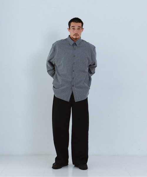THE BOLDMAN（ザ ボールドマン）の「Loose Wide Shirts / ルーズワイドシャツ（シャツ/ブラウス・メンズ・ブルー/ホワイト/ブラック/ピンク・LARGE/MEDIUM）」の19枚目の写真