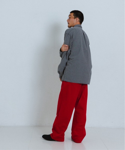 THE BOLDMAN（ザ ボールドマン）の「Loose Wide Shirts / ルーズワイドシャツ（シャツ/ブラウス・メンズ・ブルー/ホワイト/ブラック/ピンク・LARGE/MEDIUM）」の21枚目の写真