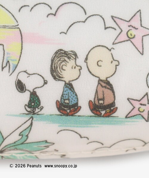 Afternoon Tea(アフタヌーンティー)の「眼鏡ケース/リバティプリント/PEANUTS(メガネ・レディース・ホワイト・ONE SIZE)」の5枚目の写真