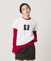 ER（イーアール）の「＜ER＞チェスナイトプリントTシャツ（Tシャツ/カットソー）」