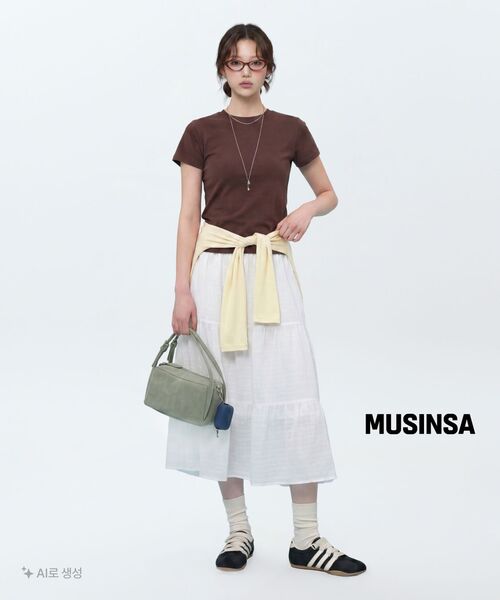 Majournee(マジョネ)の「BASIC BOAT NECK TOP_YELLOW(Tシャツ/カットソー・レディース・その他・FREE)」の2枚目の写真