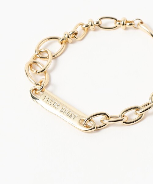 BEAMS HEART(ビームスハート)の「ロゴプレート チェーンブレスレット(ブレスレット・レディース・その他/ゴールド/シルバー・ONE SIZE)」の8枚目の写真