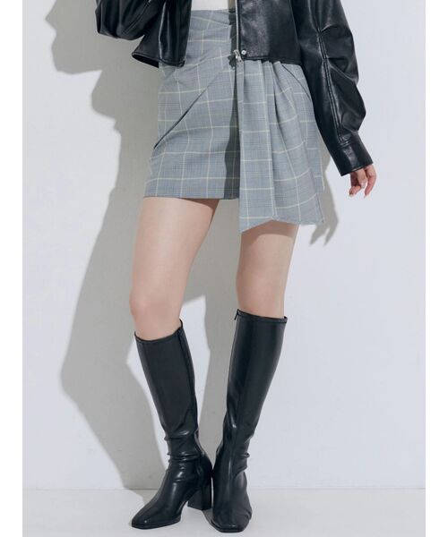 MERCURYDUO(マーキュリーデュオ)の「ストレッチロングブーツ(ブーツ・レディース・ブラック/ブラウン・36/38)」の5枚目の写真