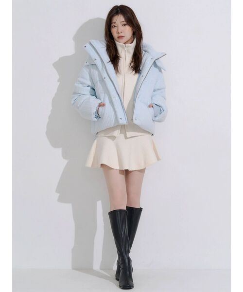 MERCURYDUO(マーキュリーデュオ)の「ストレッチロングブーツ(ブーツ・レディース・ブラック/ブラウン・36/38)」の12枚目の写真