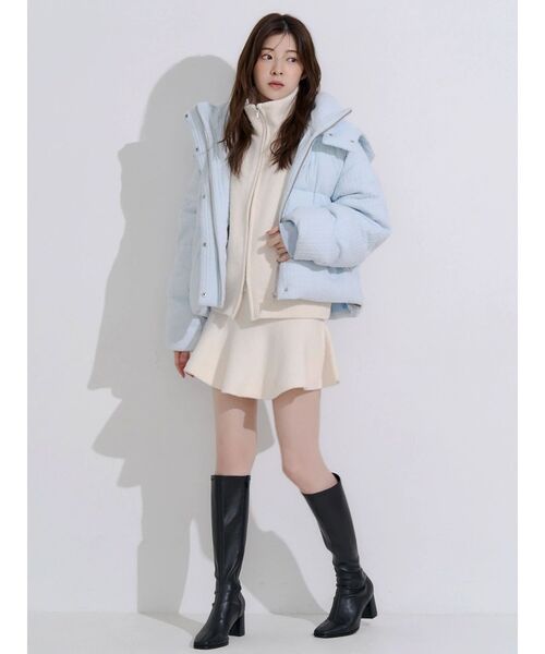 MERCURYDUO(マーキュリーデュオ)の「ストレッチロングブーツ(ブーツ・レディース・ブラック/ブラウン・36/38)」の13枚目の写真