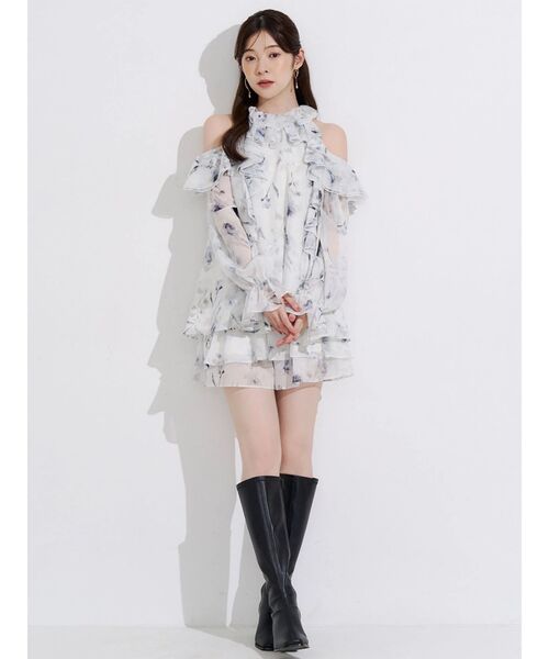 MERCURYDUO(マーキュリーデュオ)の「ストレッチロングブーツ(ブーツ・レディース・ブラック/ブラウン・36/38)」の20枚目の写真