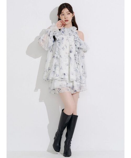 MERCURYDUO(マーキュリーデュオ)の「ストレッチロングブーツ(ブーツ・レディース・ブラック/ブラウン・36/38)」の21枚目の写真