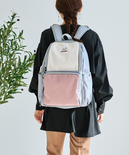 BALMORAL(バルモラル)の「BALMORAL 大容量・多収納リュックサック 撥水 30L(バックパック/リュック・レディース・ネイビー系/スモークピンク/その他1/ダークグレー/ブラック/グレイッシュベージュ・FREE)」の5枚目の写真
