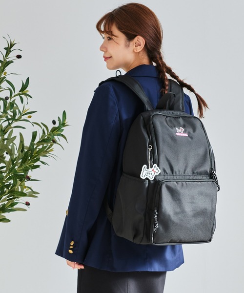 BALMORAL(バルモラル)の「BALMORAL 大容量・多収納リュックサック 撥水 30L(バックパック/リュック・レディース・ネイビー系/スモークピンク/その他1/ダークグレー/ブラック/グレイッシュベージュ・FREE)」の2枚目の写真