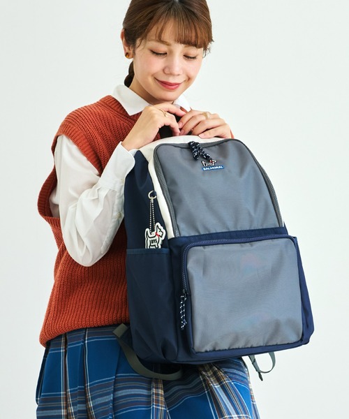BALMORAL(バルモラル)の「BALMORAL 大容量・多収納リュックサック 撥水 30L(バックパック/リュック・レディース・ネイビー系/スモークピンク/その他1/ダークグレー/ブラック/グレイッシュベージュ・FREE)」の13枚目の写真