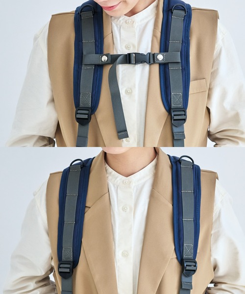 BALMORAL(バルモラル)の「BALMORAL 大容量・多収納リュックサック 撥水 30L(バックパック/リュック・レディース・ネイビー系/スモークピンク/その他1/ダークグレー/ブラック/グレイッシュベージュ・FREE)」の16枚目の写真