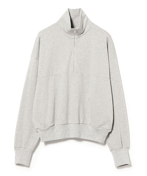 Demi-Luxe BEAMS（デミルクス ビームス）の「ハーフジップ 裏毛 プルオーバー（Tシャツ/カットソー・レディース・グレー/ブラック・ONE SIZE）」の19枚目の写真