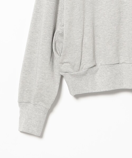 Demi-Luxe BEAMS（デミルクス ビームス）の「ハーフジップ 裏毛 プルオーバー（Tシャツ/カットソー・レディース・グレー/ブラック・ONE SIZE）」の21枚目の写真