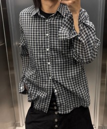 youll（ユール）の「【youll】sheer check shirt (3color) / 【ユール】シアーチェック長袖シャツ（シャツ/ブラウス）」