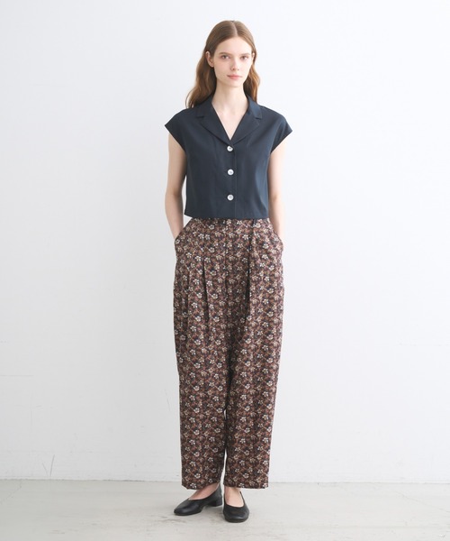 three dots(スリードッツ)の「グロッシーツイル パンツ(その他パンツ・レディース・パープル/ダークネイビー/マルチ・SMALL/MEDIUM)」の14枚目の写真