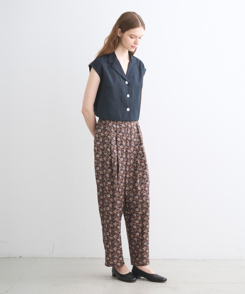three dots(スリードッツ)の「グロッシーツイル パンツ(その他パンツ・レディース・パープル/ダークネイビー/マルチ・SMALL/MEDIUM)」の15枚目の写真
