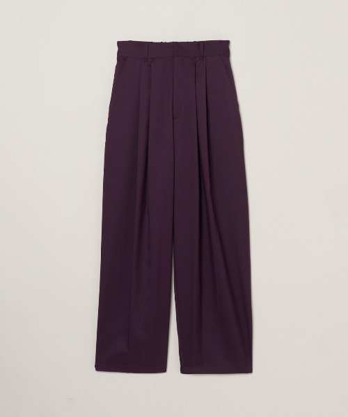 three dots(スリードッツ)の「グロッシーツイル パンツ(その他パンツ・レディース・パープル/ダークネイビー/マルチ・SMALL/MEDIUM)」の4枚目の写真