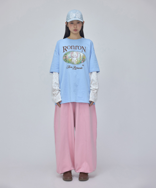 RONRON(ロンロン)の「LACE RIBBON APPLIQUE BALL CAP SOFT BLUE(キャップ・レディース・その他・FREE)」の3枚目の写真