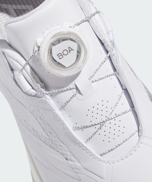 adidas（アディダス）の「アディゼロ ZG ローカット ボア スパイクレス ゴルフシューズ / ADIZERO ZG LOW CUT BOA SPIKELESS GOLF SHOES【adidas Golf/アディダスゴルフ】（スニーカー・レディース・シルバー・25.0cm/24.5cm/26.0cm/25.5cm/22.5cm/22.0cm/23.0cm/24.0cm/23.5cm）」の3枚目の写真