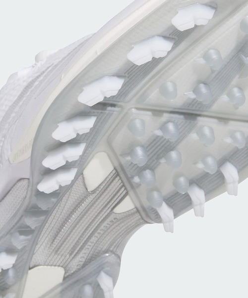 adidas（アディダス）の「アディゼロ ZG ローカット ボア スパイクレス ゴルフシューズ / ADIZERO ZG LOW CUT BOA SPIKELESS GOLF SHOES【adidas Golf/アディダスゴルフ】（スニーカー・レディース・シルバー・25.0cm/24.5cm/26.0cm/25.5cm/22.5cm/22.0cm/23.0cm/24.0cm/23.5cm）」の4枚目の写真