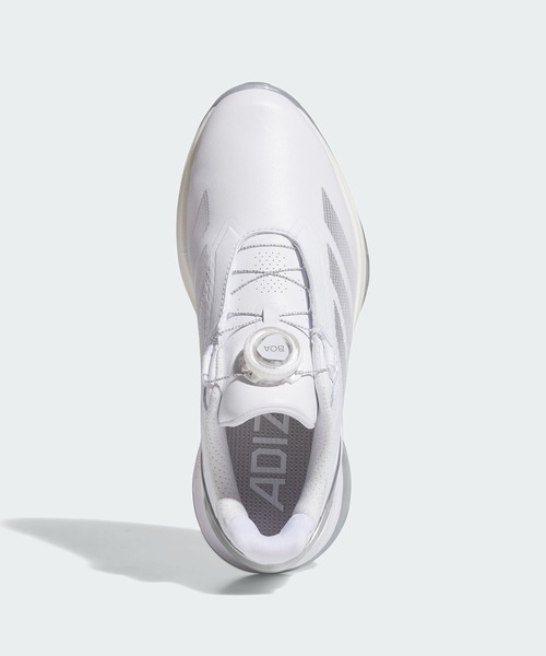adidas（アディダス）の「アディゼロ ZG ローカット ボア スパイクレス ゴルフシューズ / ADIZERO ZG LOW CUT BOA SPIKELESS GOLF SHOES【adidas Golf/アディダスゴルフ】（スニーカー・レディース・シルバー・25.0cm/24.5cm/26.0cm/25.5cm/22.5cm/22.0cm/23.0cm/24.0cm/23.5cm）」の6枚目の写真