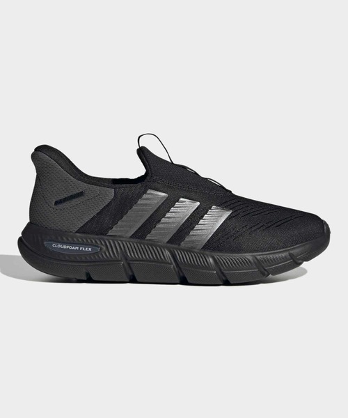 adidas(アディダス)の「CLOUDFOAMフレックス ラウンジ ラピッドフィット / CLOUDFOAM FLEX LOUNGE RAPIDFIT / アディダス adidas(スニーカー・レディース・ブラック・25.5cm/25.0cm/24.0cm/24.5cm/26.0cm/23.0cm/23.5cm/22.5cm/22.0cm)」の1枚目の写真