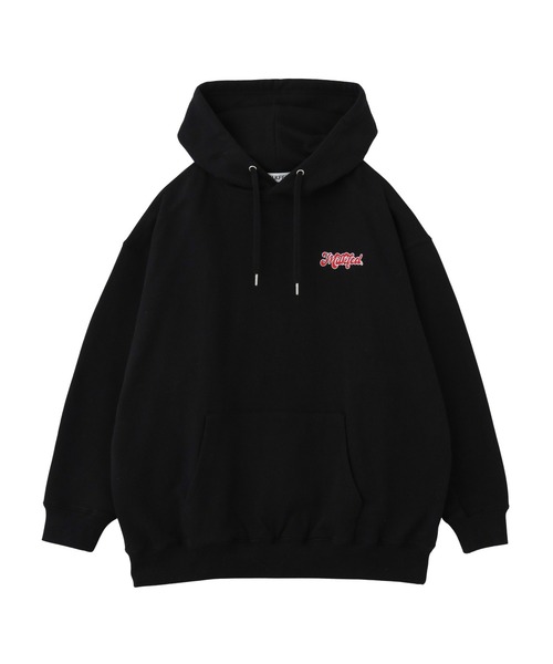 MILKFED.（ミルクフェド）の「LEOPARD PRINT CHERRY PATCH SWEAT HOODIE（パーカー・レディース・ブラック/オフホワイト/ライトパープル・M/L）」の13枚目の写真