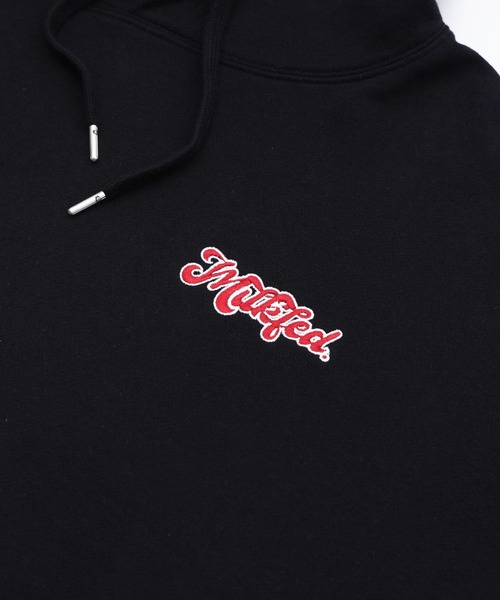 MILKFED.（ミルクフェド）の「LEOPARD PRINT CHERRY PATCH SWEAT HOODIE（パーカー・レディース・ブラック/オフホワイト/ライトパープル・M/L）」の4枚目の写真