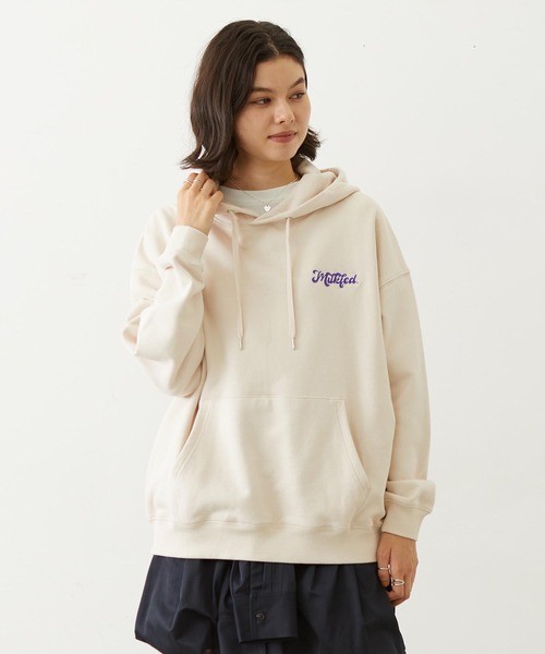 MILKFED.（ミルクフェド）の「LEOPARD PRINT CHERRY PATCH SWEAT HOODIE（パーカー・レディース・ブラック/オフホワイト/ライトパープル・M/L）」の21枚目の写真