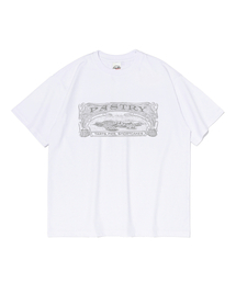 ペイストリーデザートレタリング半袖Tシャツ（ホワイト）
