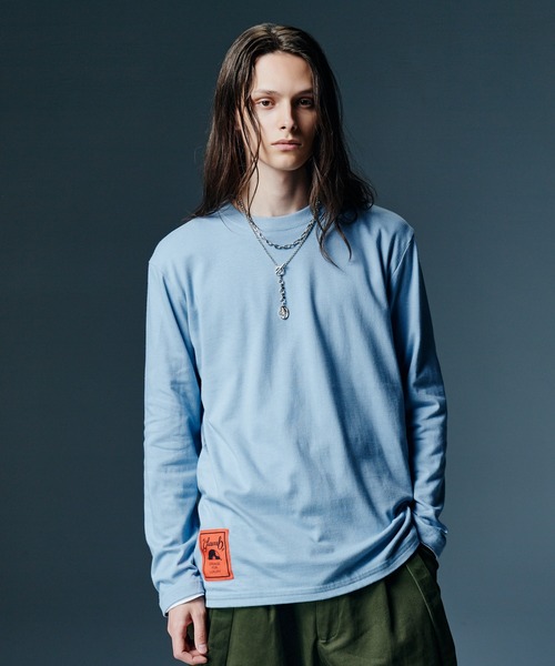 glamb(グラム)の「Staple Reversible Cutsew / ステープルリバーシブルカットソー(Tシャツ/カットソー・メンズ・ブルー/ホワイト/ネイビー・L/M/S)」の3枚目の写真