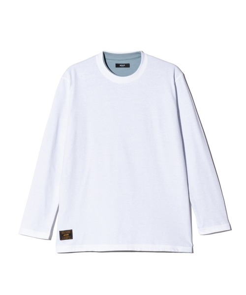 glamb(グラム)の「Staple Reversible Cutsew / ステープルリバーシブルカットソー(Tシャツ/カットソー・メンズ・ブルー/ホワイト/ネイビー・L/M/S)」の6枚目の写真