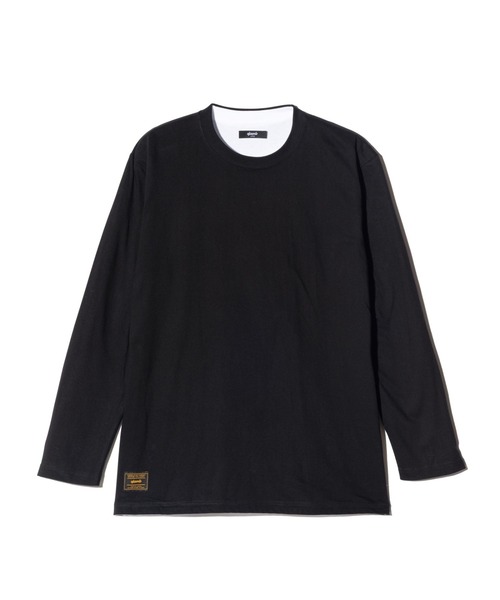 glamb(グラム)の「Staple Reversible Cutsew / ステープルリバーシブルカットソー(Tシャツ/カットソー・メンズ・ブルー/ホワイト/ネイビー・L/M/S)」の11枚目の写真