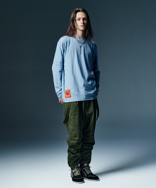 glamb(グラム)の「Staple Reversible Cutsew / ステープルリバーシブルカットソー(Tシャツ/カットソー・メンズ・ブルー/ホワイト/ネイビー・L/M/S)」の7枚目の写真