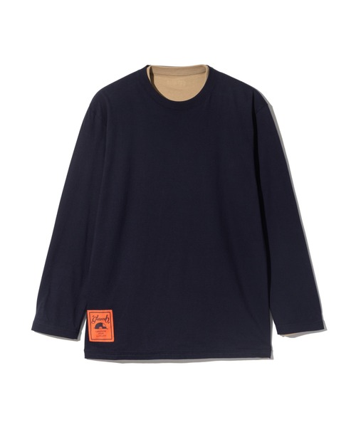 glamb(グラム)の「Staple Reversible Cutsew / ステープルリバーシブルカットソー(Tシャツ/カットソー・メンズ・ブルー/ホワイト/ネイビー・L/M/S)」の17枚目の写真