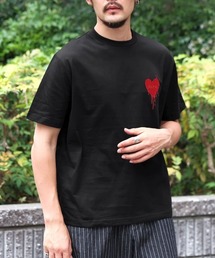 接触冷感ハートTシャツ