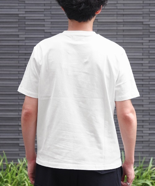 LUXSTYLE(ラグスタイル)の「接触冷感ハートTシャツ(Tシャツ/カットソー・メンズ・オフホワイト/ブラック・L/M)」の11枚目の写真
