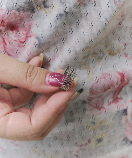 thinkto（シンクト）の「サージカルウェーブリング（リング・レディース・シルバー・#7）」の16枚目の写真