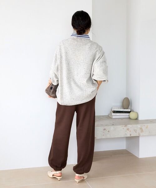 le.coeur blanc(ルクールブラン)の「TORRAZZO DONNA リラックスニットパンツ(その他パンツ・レディース・ブラック/ブラウン・38)」の22枚目の写真