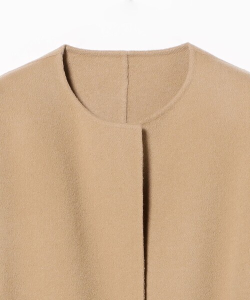Demi-Luxe BEAMS（デミルクス ビームス）の「ウールカシミヤ リバー ジレ（ベスト・レディース・ブラウン系その他4/ブラック・ONE SIZE）」の16枚目の写真