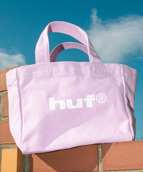 HUF(ハフ)の「huf eightynine MINI TOTE BAG(トートバッグ・メンズ・ライラック/ブラック/ブルー/ライトグレー・O/S)」の4枚目の写真
