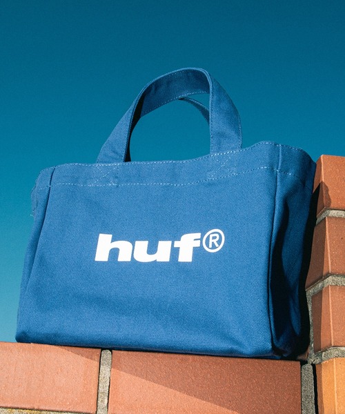 HUF(ハフ)の「huf eightynine MINI TOTE BAG(トートバッグ・メンズ・ライラック/ブラック/ブルー/ライトグレー・O/S)」の3枚目の写真