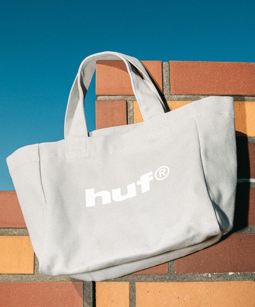 HUF(ハフ)の「huf eightynine MINI TOTE BAG(トートバッグ・メンズ・ライラック/ブラック/ブルー/ライトグレー・O/S)」の2枚目の写真