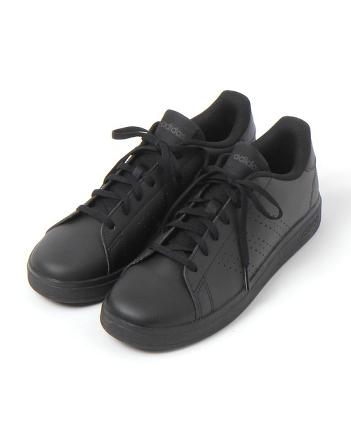 studio CLIP(スタディオクリップ)の「【adidas】AC BASE(スニーカー・レディース・ブラック/ホワイト・LARGE/MEDIUM)」の2枚目の写真